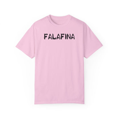 Casual Unisex T-shirt - 'FALAFINA' Graphic Tee for Everyday Comfort