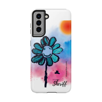 Colorful Floral Tough Phone Case - Cheerful Design by Fatuma Sheriff