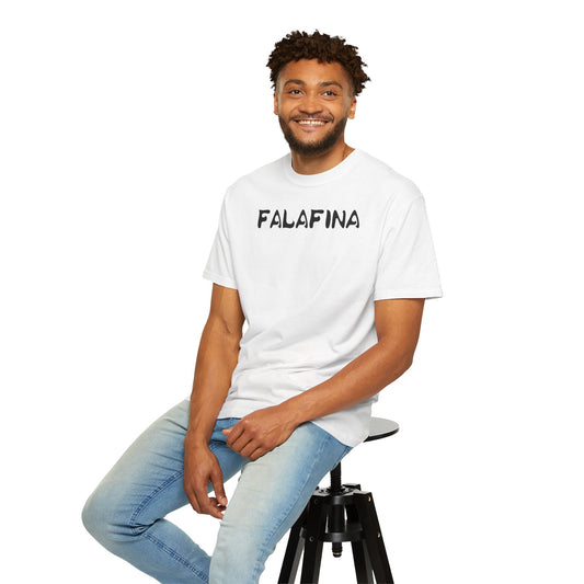 Casual Unisex T-shirt - 'FALAFINA' Graphic Tee for Everyday Comfort