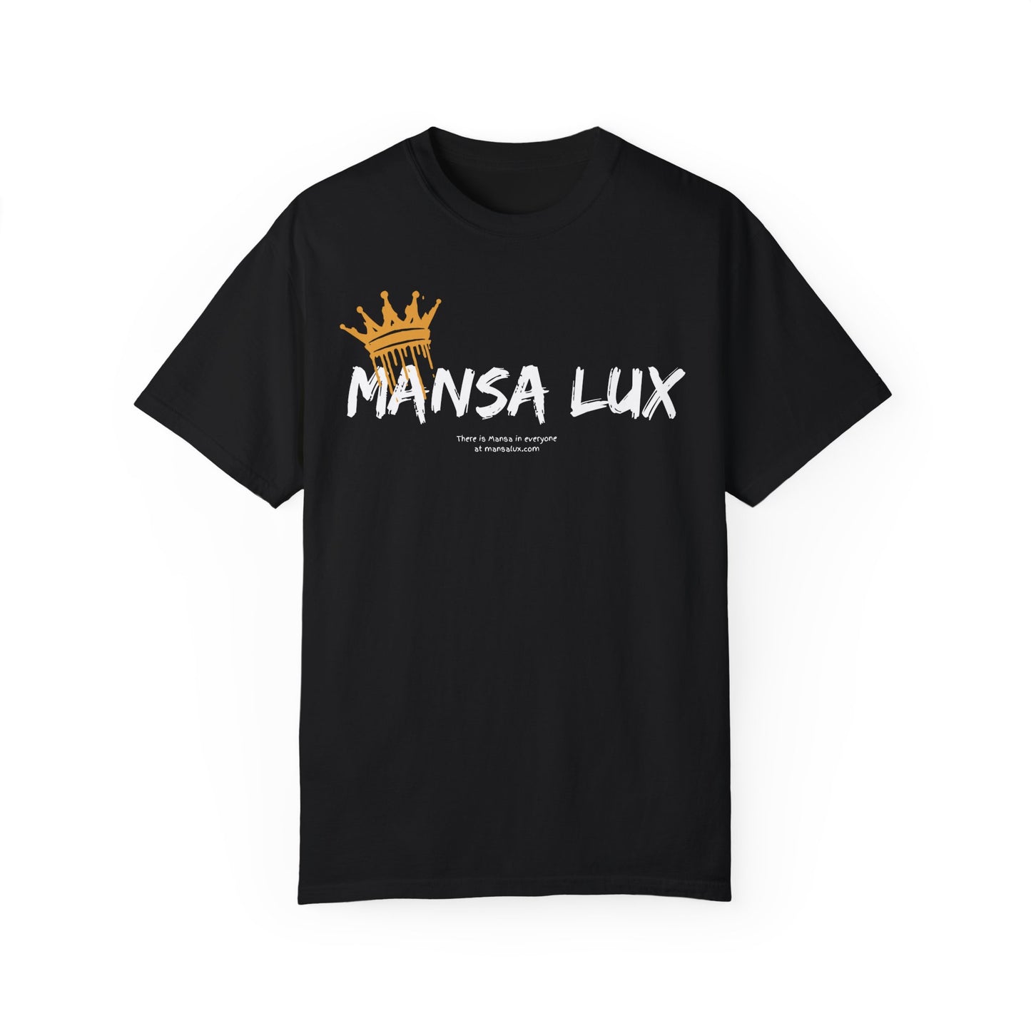 Garment-Dyed T-shirt - 'MANSA LUX' Graphic Tee for Everyday Comfort