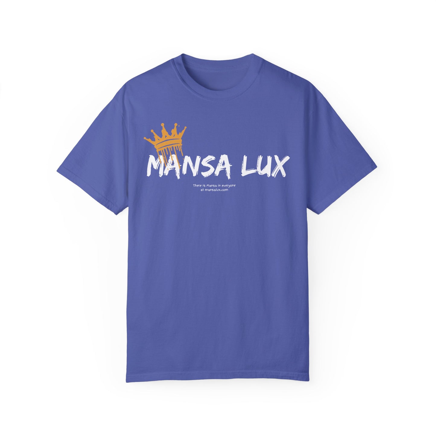 Garment-Dyed T-shirt - 'MANSA LUX' Graphic Tee for Everyday Comfort