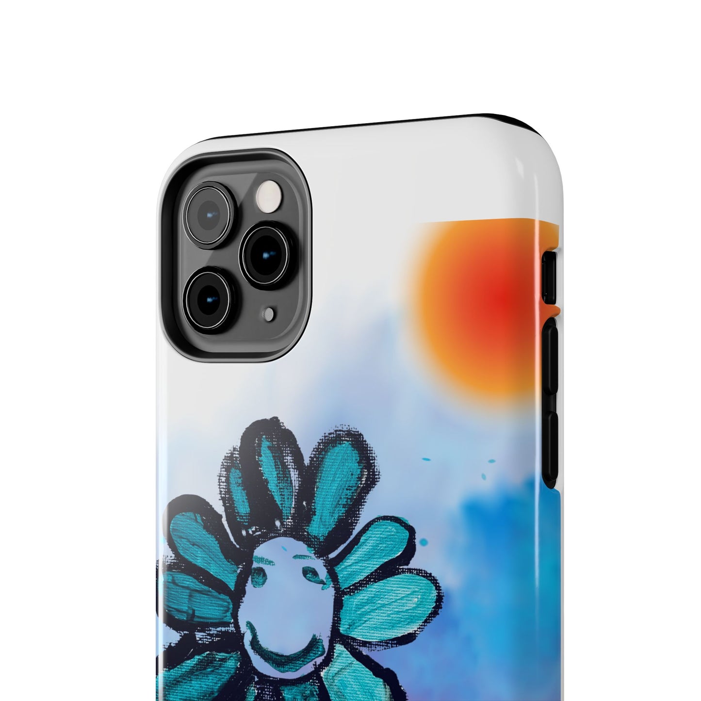 Colorful Floral Tough Phone Case - Cheerful Design by Fatuma Sheriff