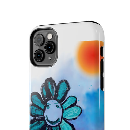 Colorful Floral Tough Phone Case - Cheerful Design by Fatuma Sheriff