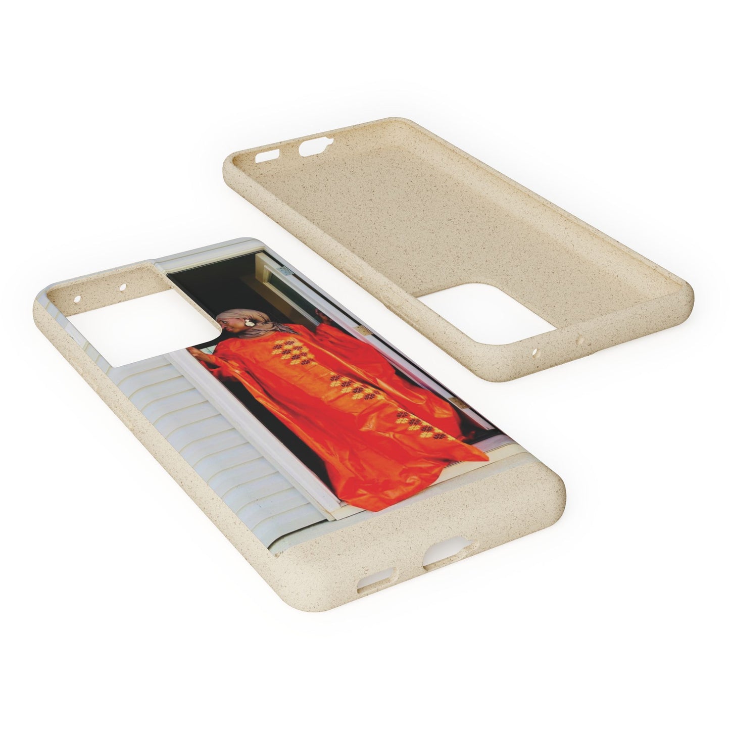 Phone Case: Eco-Friendly Biodegradable with Vibrant Cultural Design