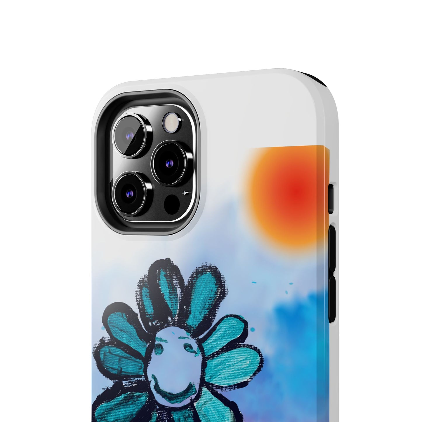 Colorful Floral Tough Phone Case - Cheerful Design by Fatuma Sheriff