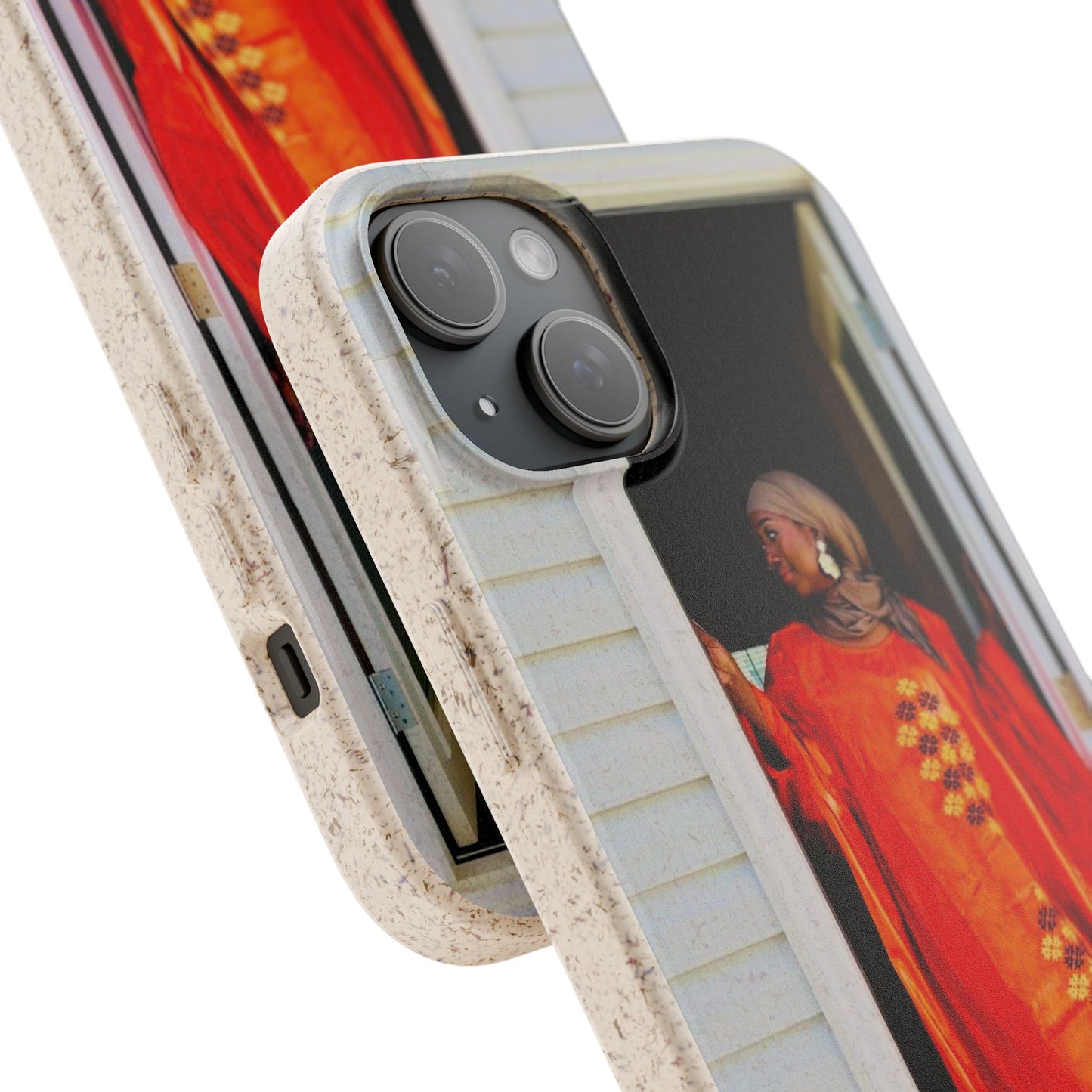 Phone Case: Eco-Friendly Biodegradable with Vibrant Cultural Design