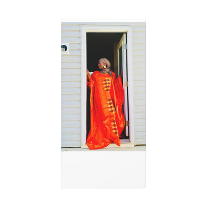 Vibrant Canvas Art Print - “ Mousso” Cultural Elegance for Home Décor