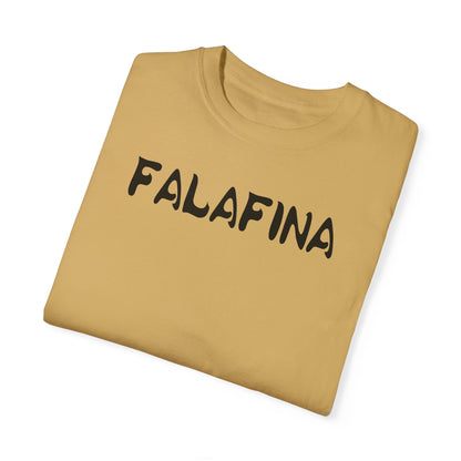 Casual Unisex T-shirt - 'FALAFINA' Graphic Tee for Everyday Comfort
