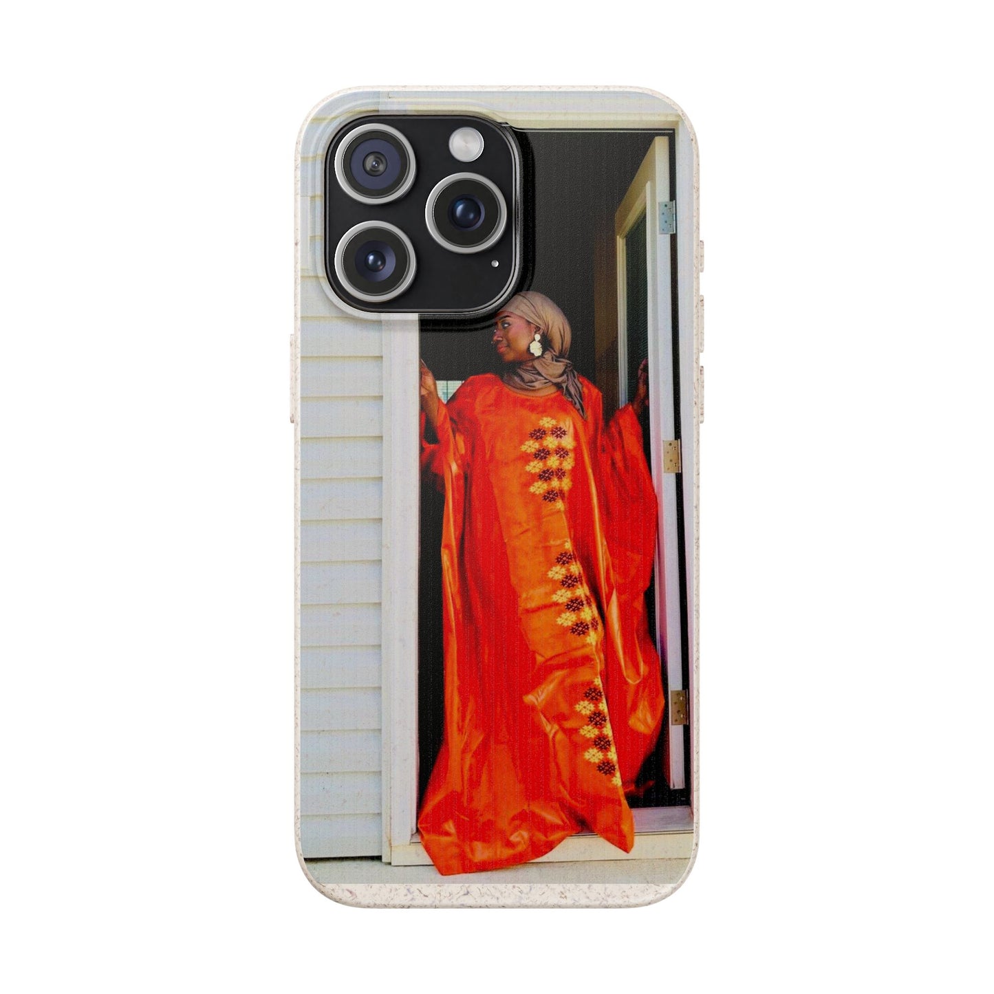 Phone Case: Eco-Friendly Biodegradable with Vibrant Cultural Design
