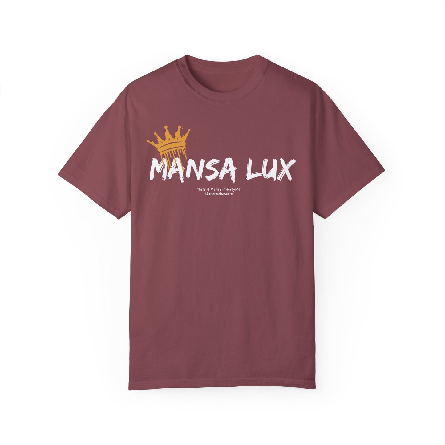 Garment-Dyed T-shirt - 'MANSA LUX' Graphic Tee for Everyday Comfort