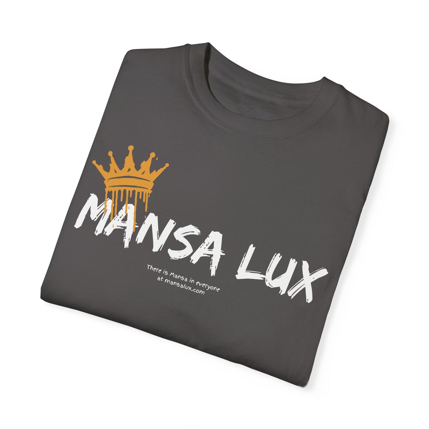 Garment-Dyed T-shirt - 'MANSA LUX' Graphic Tee for Everyday Comfort