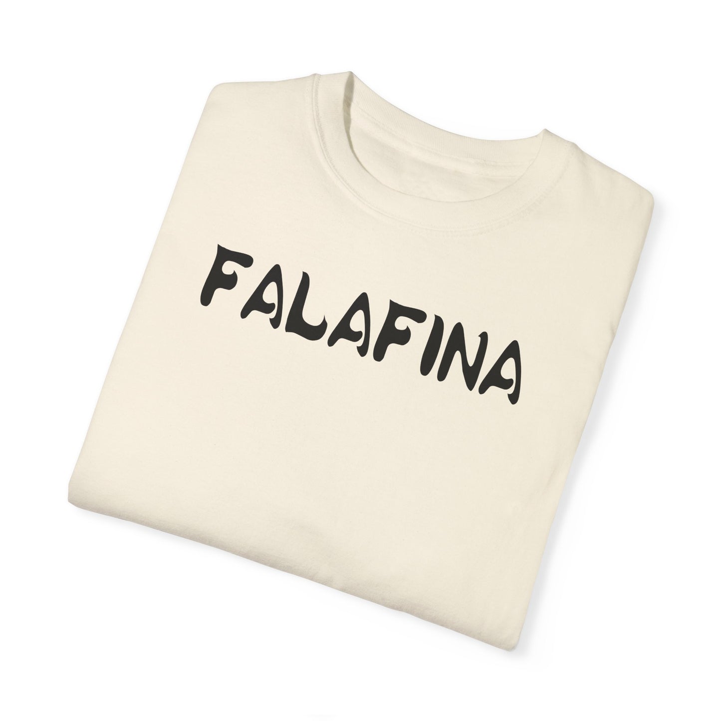 Casual Unisex T-shirt - 'FALAFINA' Graphic Tee for Everyday Comfort