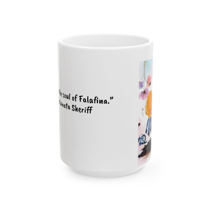 Mug - 'A sip from the soul of Falafina' by Fatumata Sheriff