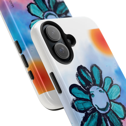 Colorful Floral Tough Phone Case - Cheerful Design by Fatuma Sheriff