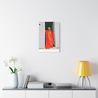 Vibrant Canvas Art Print - “ Mousso” Cultural Elegance for Home Décor