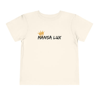 Mansa Lux Toddler Tee for Playful Days and Special Occasions