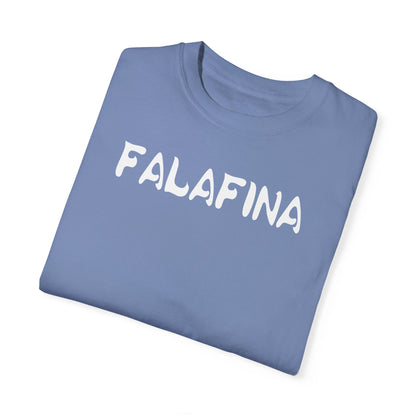 Casual Unisex T-shirt - 'FALAFINA' Graphic Tee for Everyday Comfort