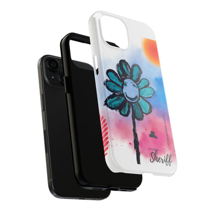 Colorful Floral Tough Phone Case - Cheerful Design by Fatuma Sheriff