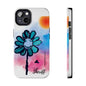 Colorful Floral Tough Phone Case - Cheerful Design by Fatuma Sheriff