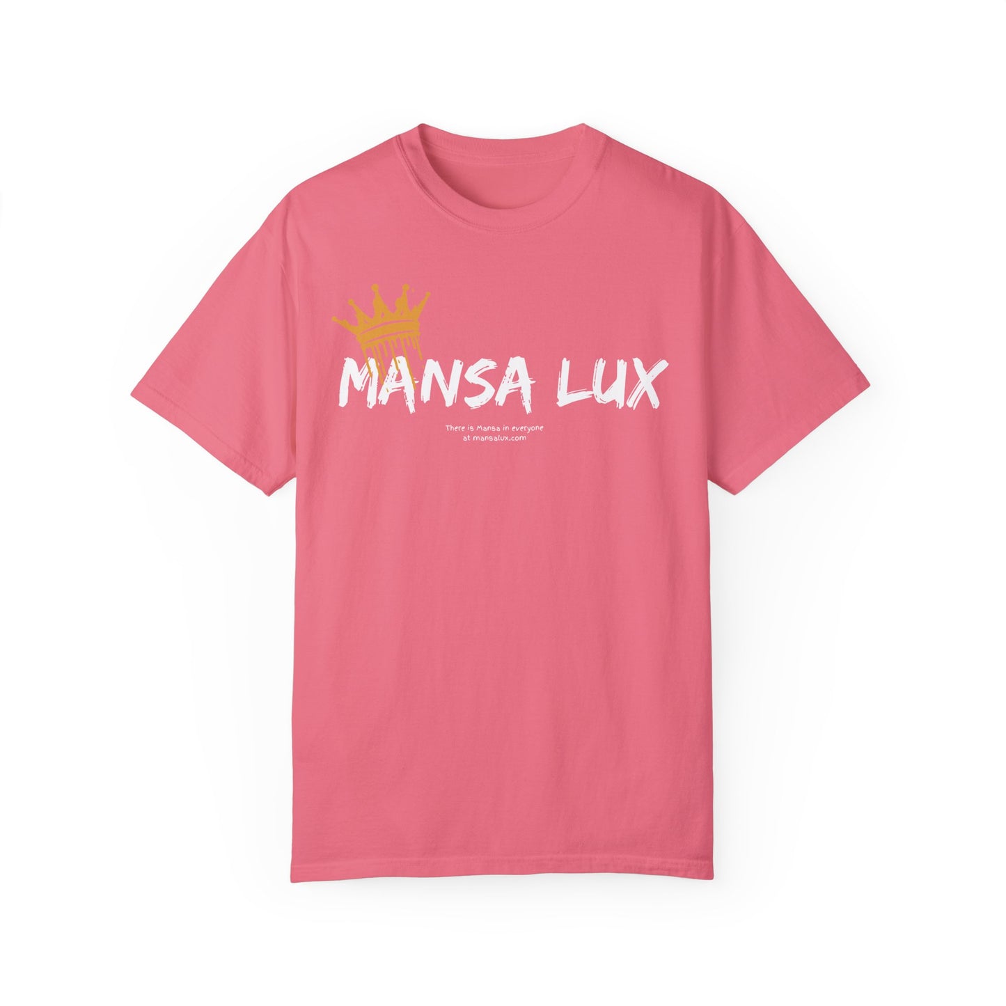 Garment-Dyed T-shirt - 'MANSA LUX' Graphic Tee for Everyday Comfort