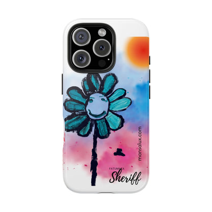 Colorful Floral Tough Phone Case - Cheerful Design by Fatuma Sheriff
