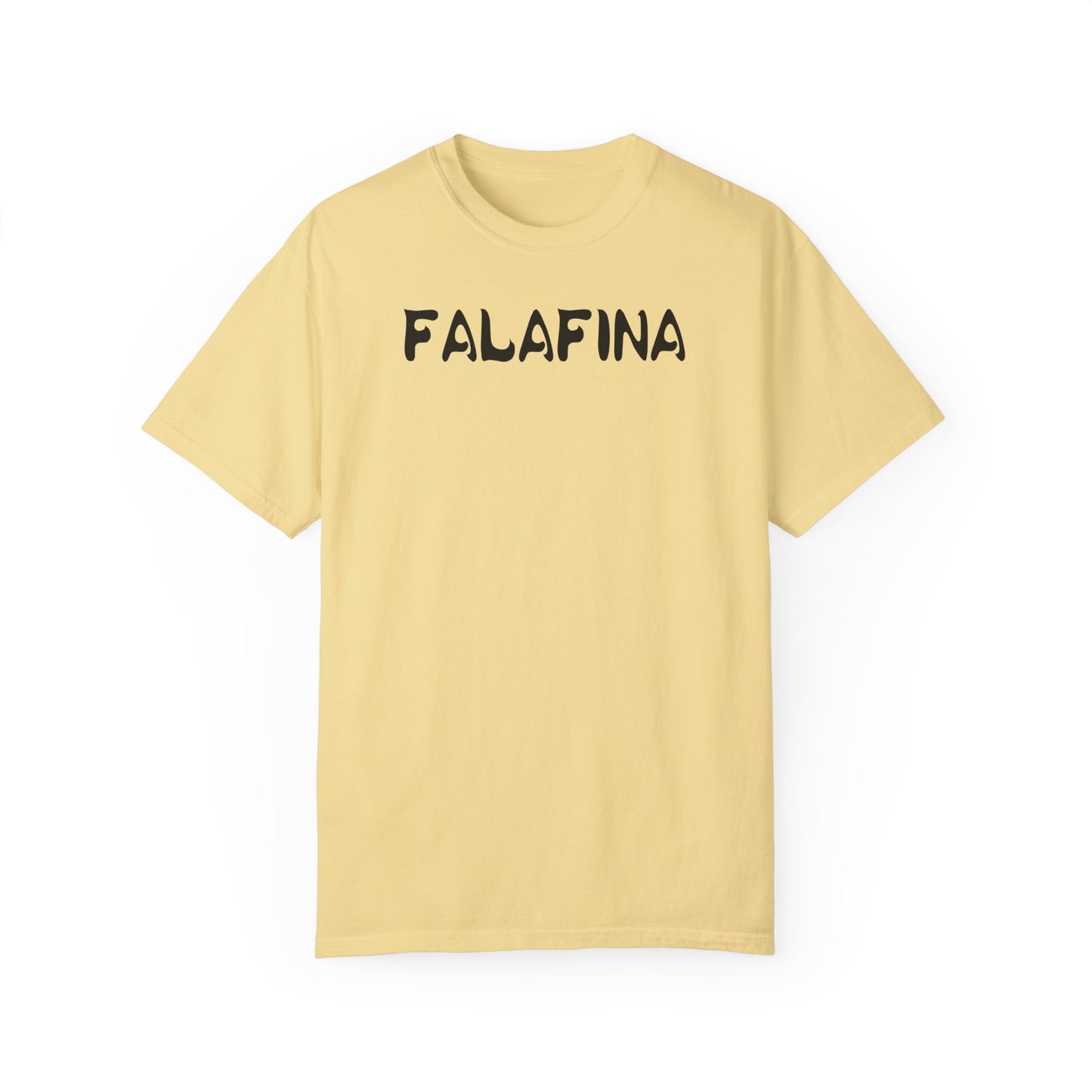Casual Unisex T-shirt - 'FALAFINA' Graphic Tee for Everyday Comfort
