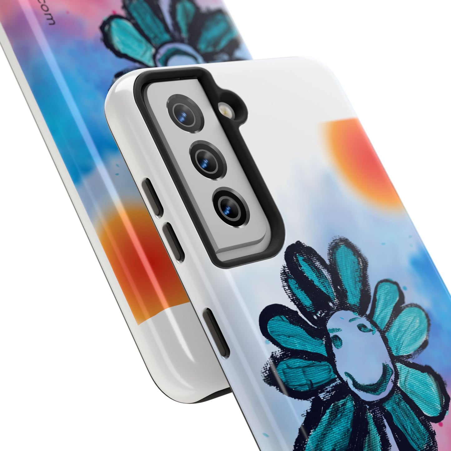 Colorful Floral Tough Phone Case - Cheerful Design by Fatuma Sheriff