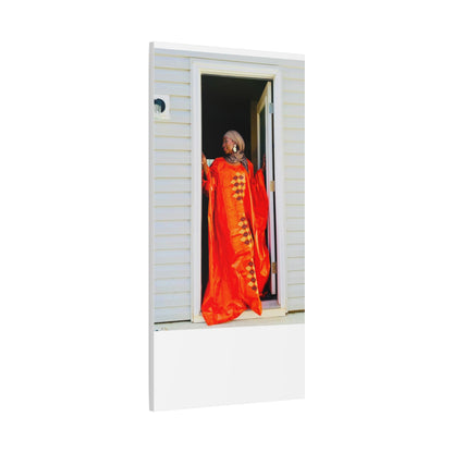 Vibrant Canvas Art Print - “ Mousso” Cultural Elegance for Home Décor