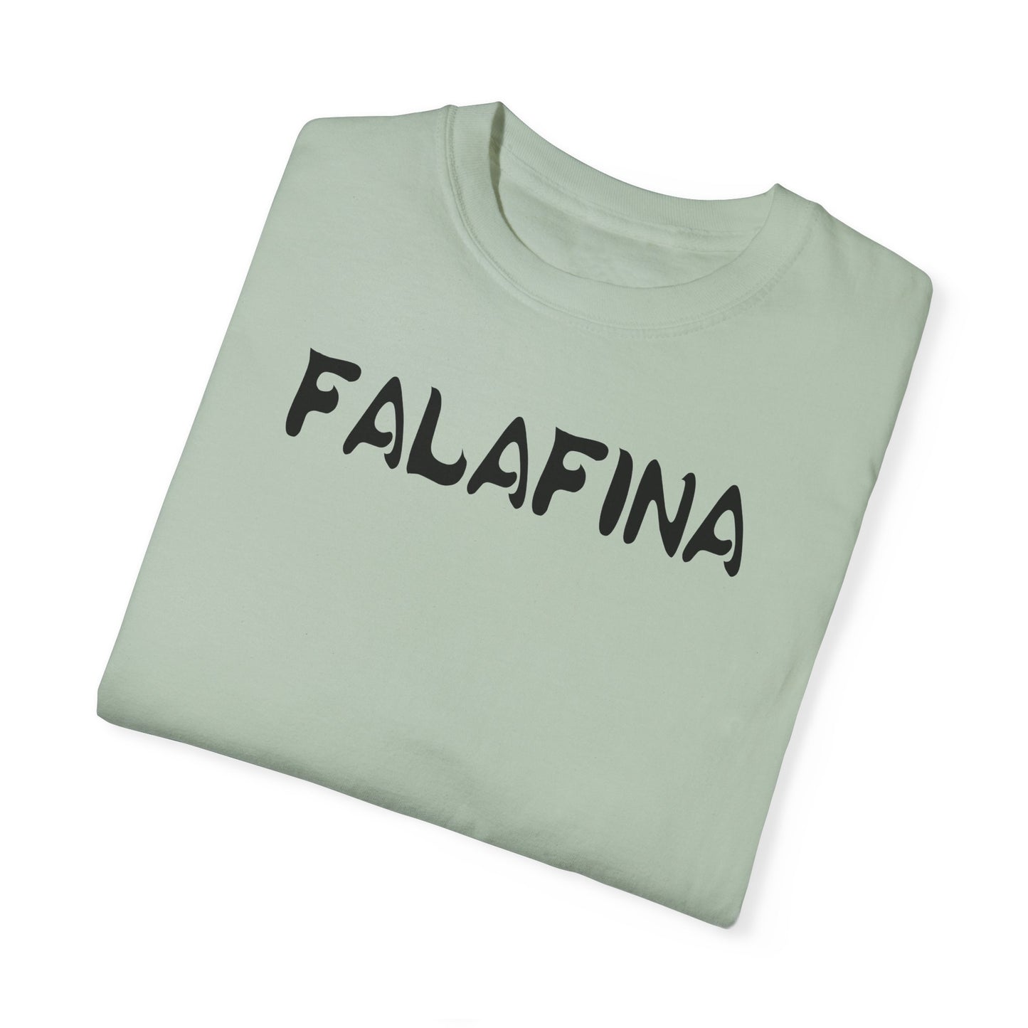 Casual Unisex T-shirt - 'FALAFINA' Graphic Tee for Everyday Comfort