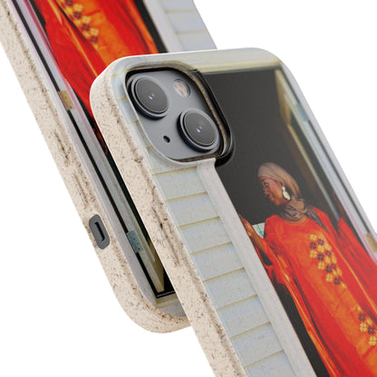 Phone Case: Eco-Friendly Biodegradable with Vibrant Cultural Design