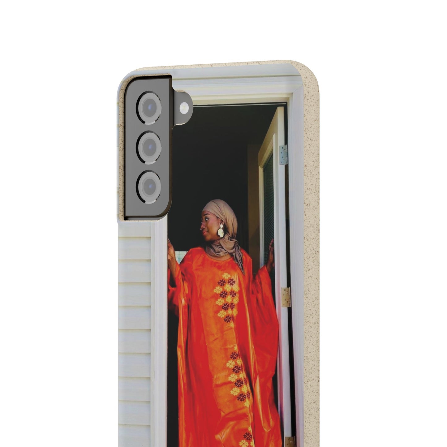 Phone Case: Eco-Friendly Biodegradable with Vibrant Cultural Design