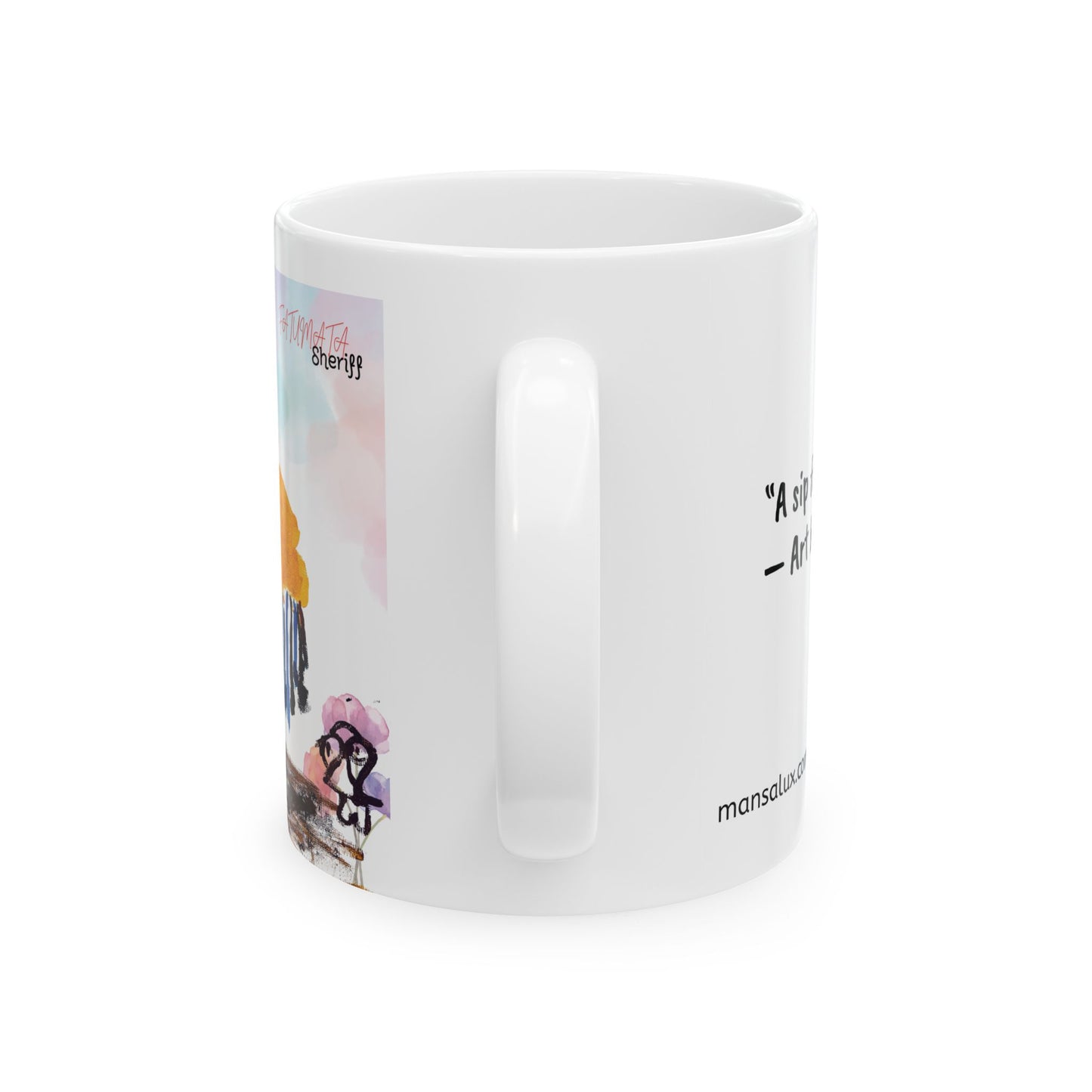 Mug - 'A sip from the soul of Falafina' by Fatumata Sheriff