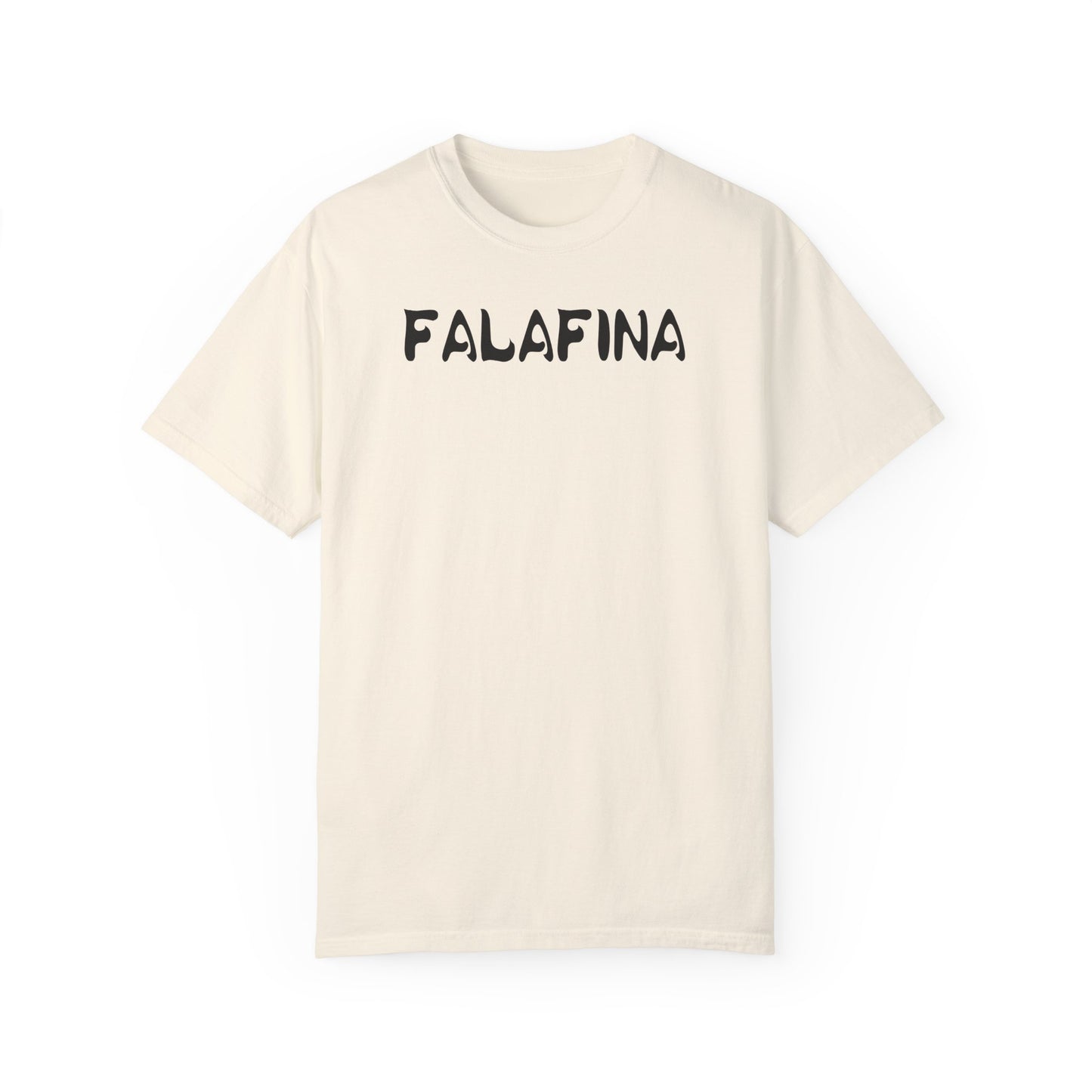 Casual Unisex T-shirt - 'FALAFINA' Graphic Tee for Everyday Comfort