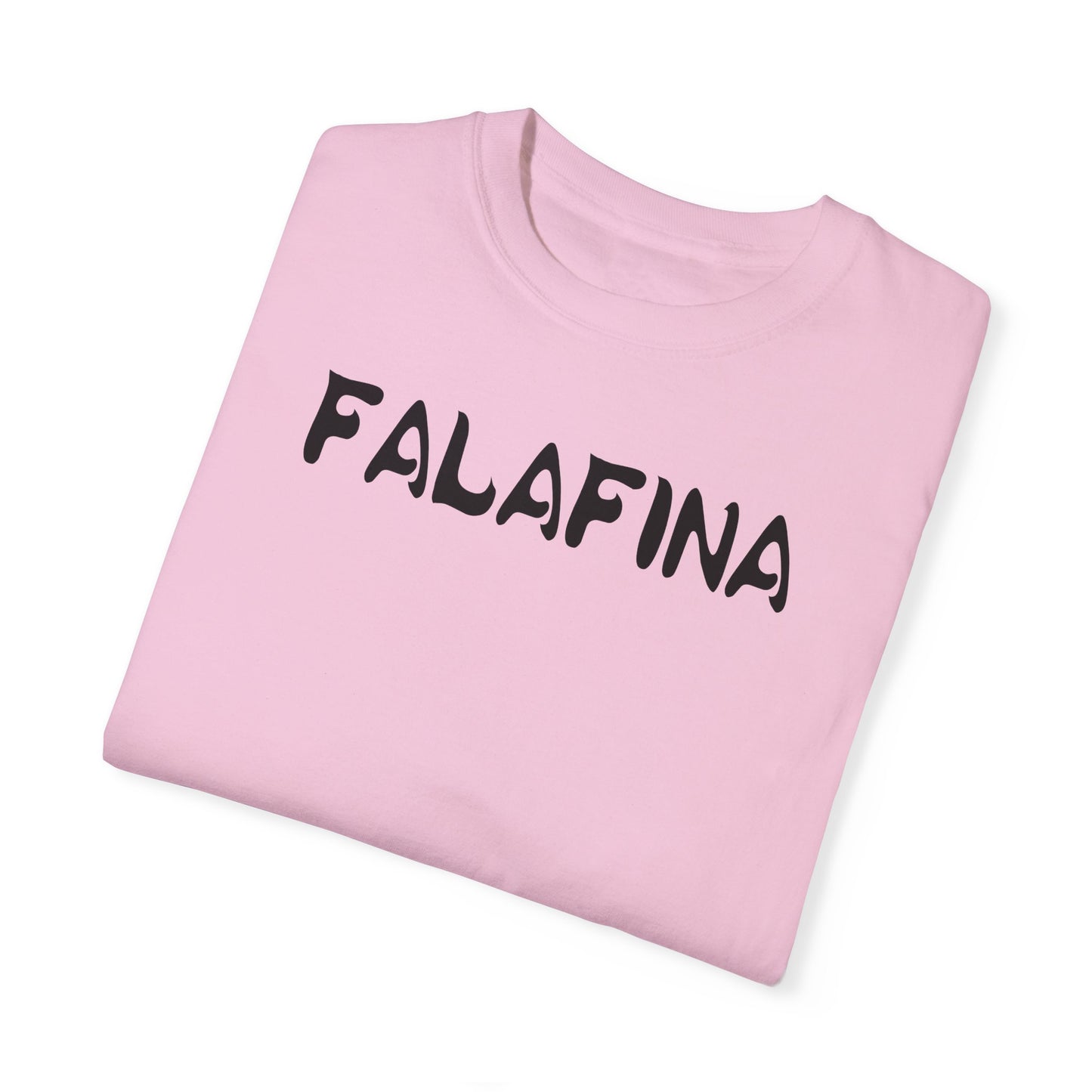 Casual Unisex T-shirt - 'FALAFINA' Graphic Tee for Everyday Comfort