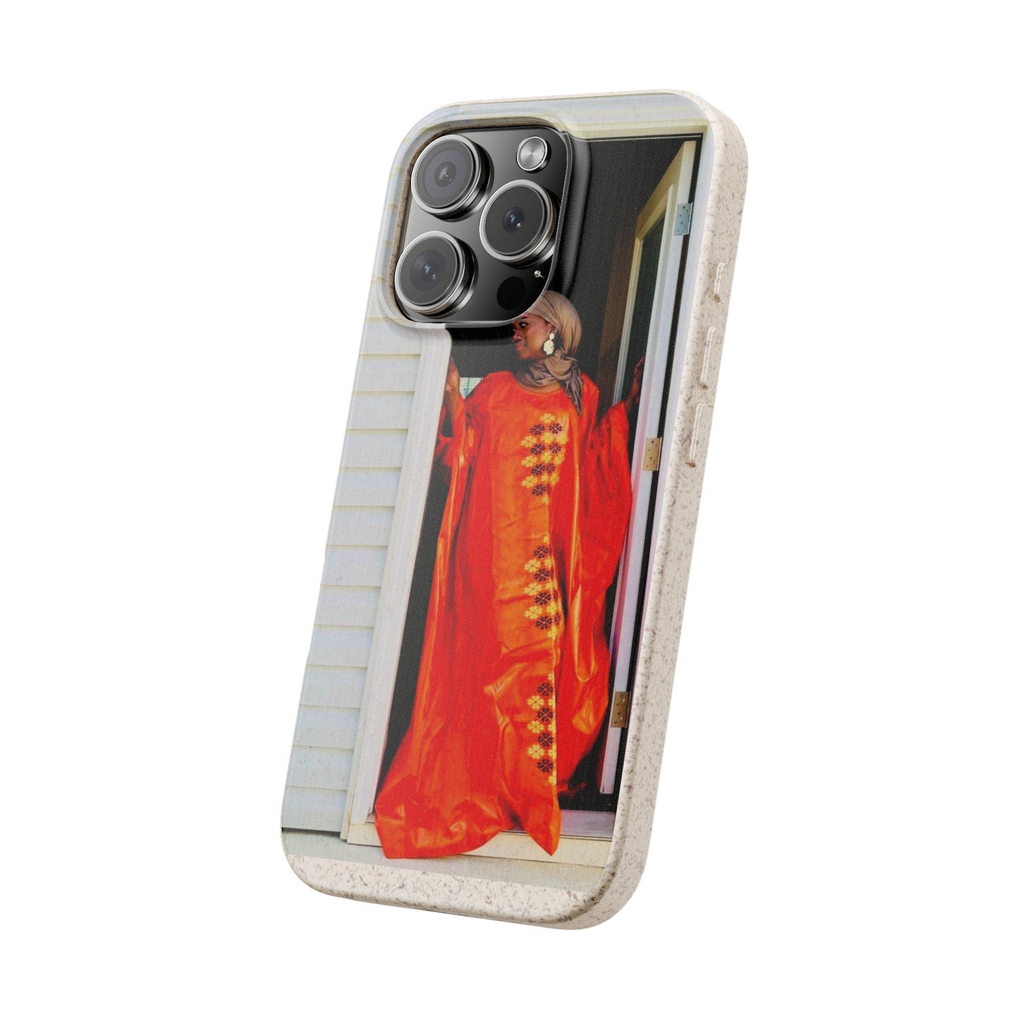 Phone Case: Eco-Friendly Biodegradable with Vibrant Cultural Design