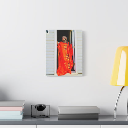 Vibrant Canvas Art Print - “ Mousso” Cultural Elegance for Home Décor