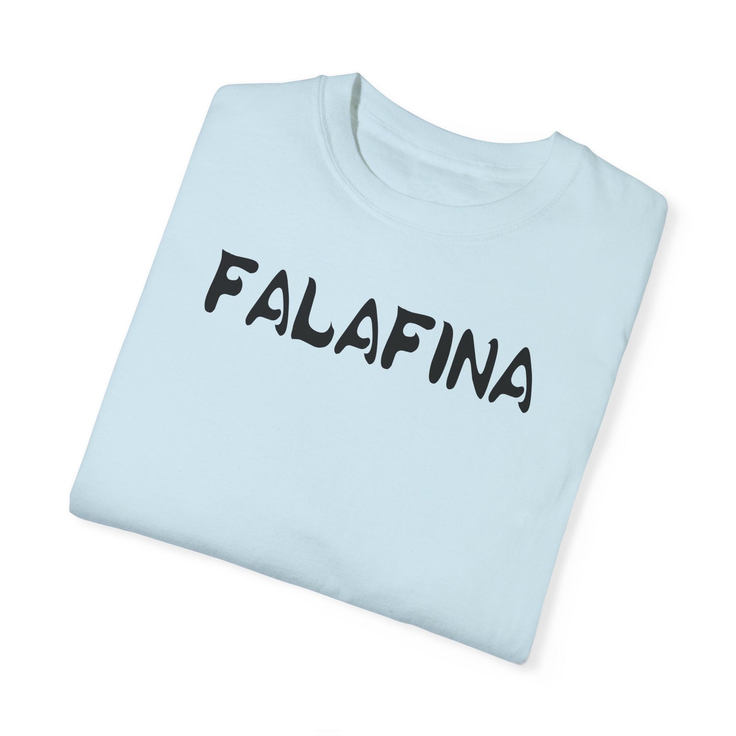Casual Unisex T-shirt - 'FALAFINA' Graphic Tee for Everyday Comfort