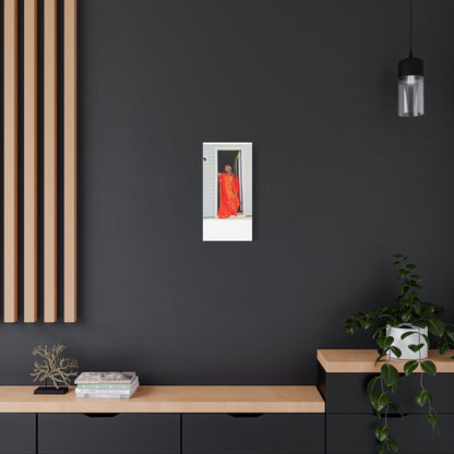 Vibrant Canvas Art Print - “ Mousso” Cultural Elegance for Home Décor