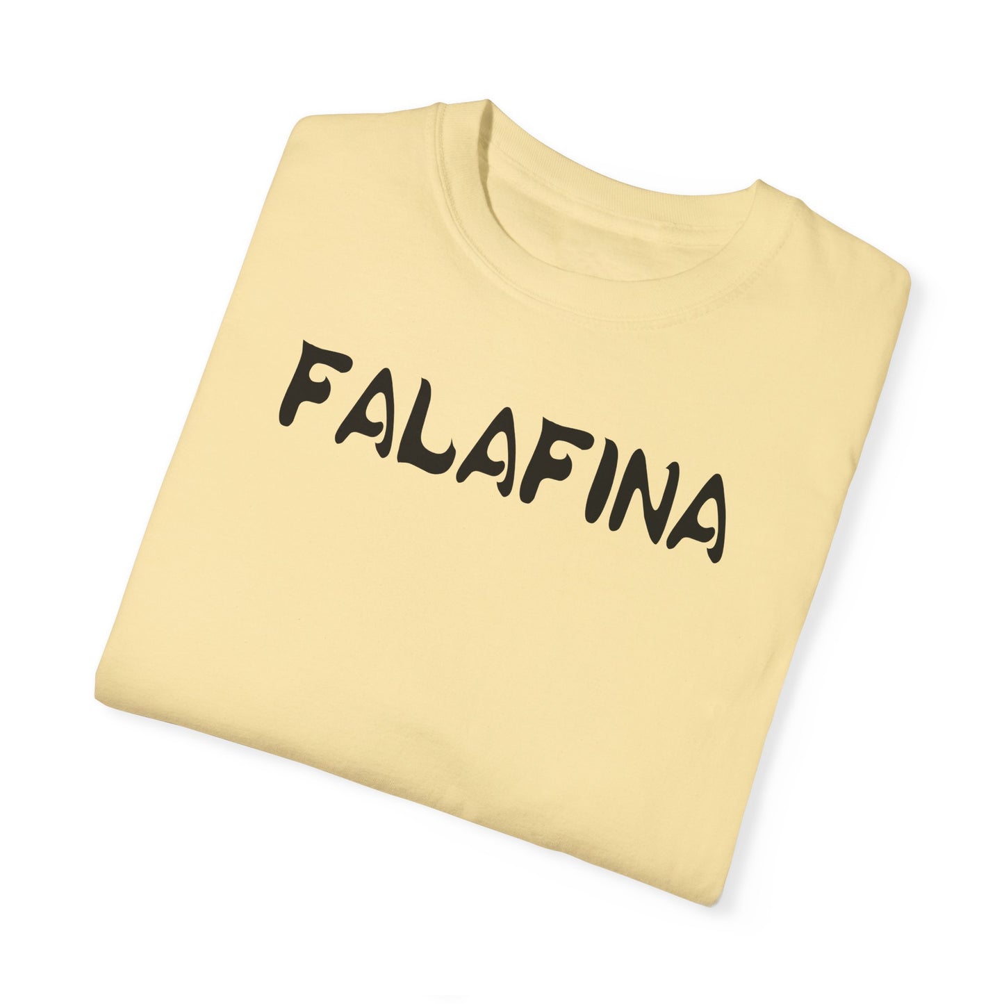 Casual Unisex T-shirt - 'FALAFINA' Graphic Tee for Everyday Comfort