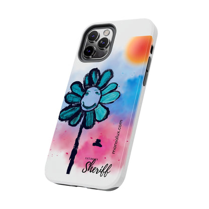 Colorful Floral Tough Phone Case - Cheerful Design by Fatuma Sheriff