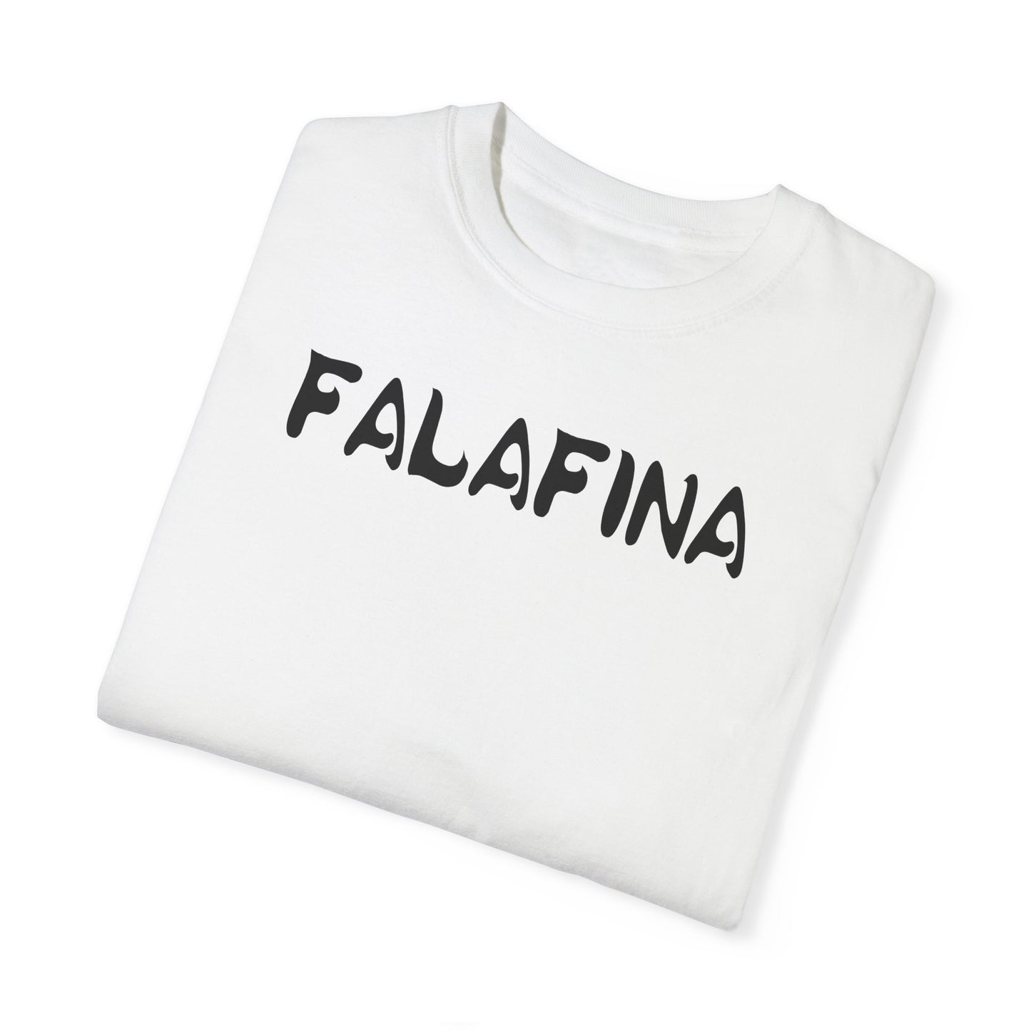 Casual Unisex T-shirt - 'FALAFINA' Graphic Tee for Everyday Comfort