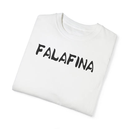 Casual Unisex T-shirt - 'FALAFINA' Graphic Tee for Everyday Comfort