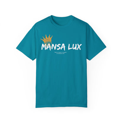 Garment-Dyed T-shirt - 'MANSA LUX' Graphic Tee for Everyday Comfort