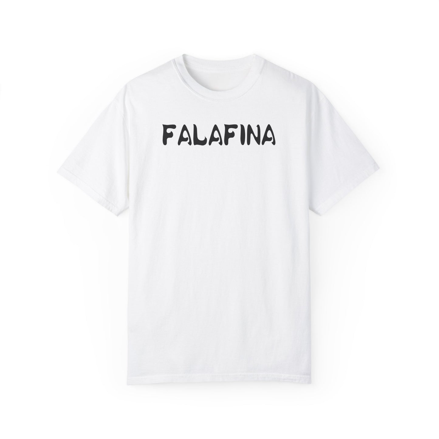 Casual Unisex T-shirt - 'FALAFINA' Graphic Tee for Everyday Comfort