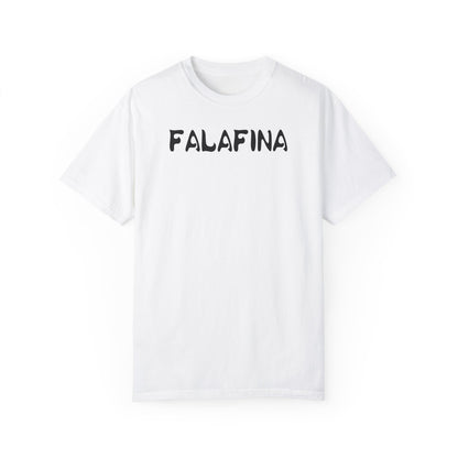 Casual Unisex T-shirt - 'FALAFINA' Graphic Tee for Everyday Comfort