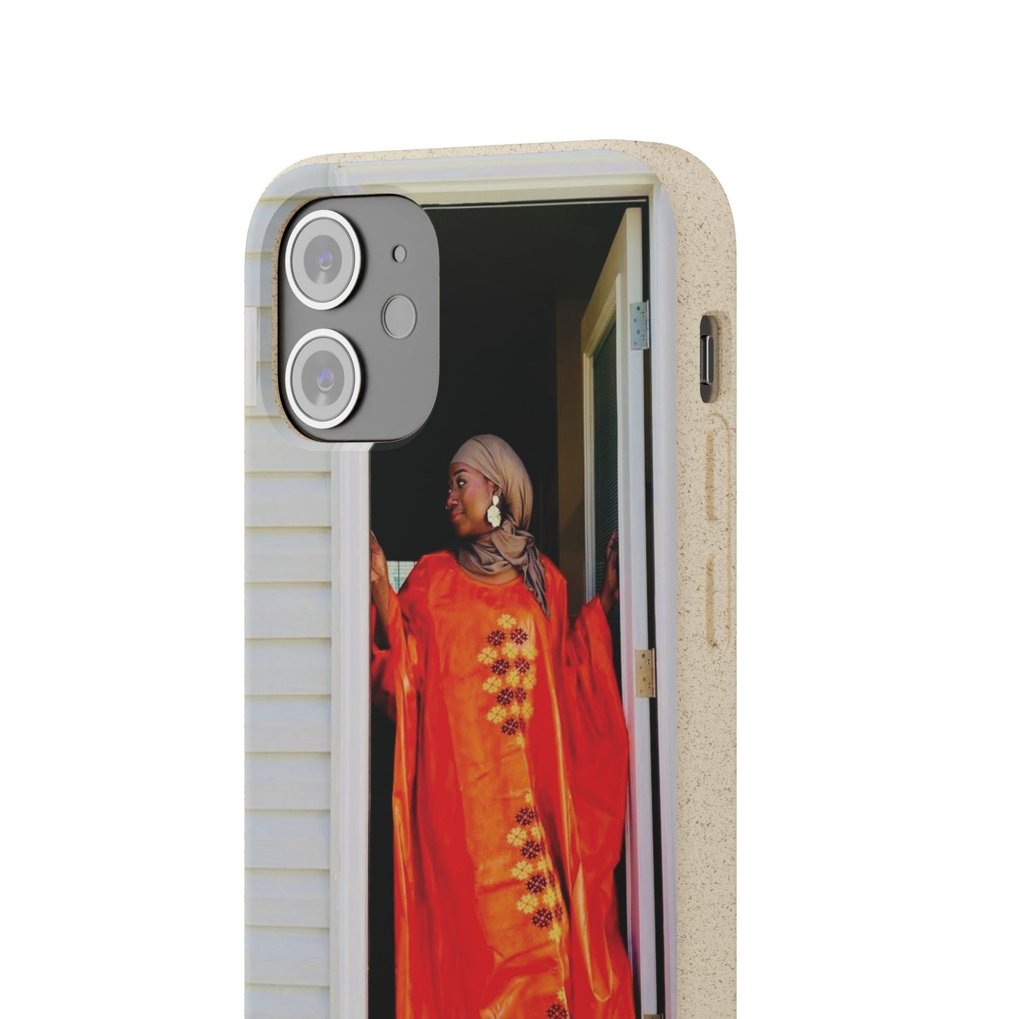 Phone Case: Eco-Friendly Biodegradable with Vibrant Cultural Design