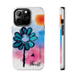 Colorful Floral Tough Phone Case - Cheerful Design by Fatuma Sheriff