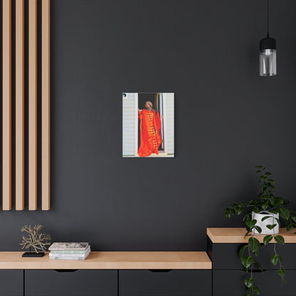Vibrant Canvas Art Print - “ Mousso” Cultural Elegance for Home Décor
